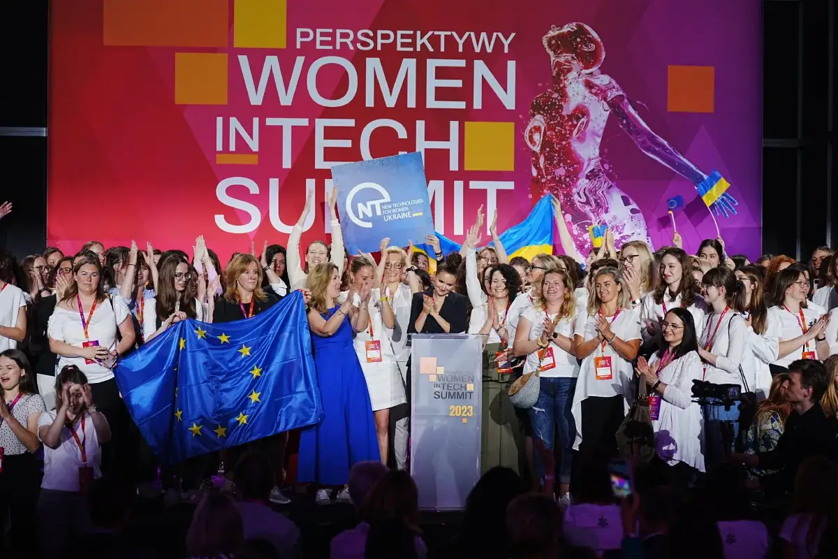 Zdjęcie z konferencji Women in Tech Summit 2023